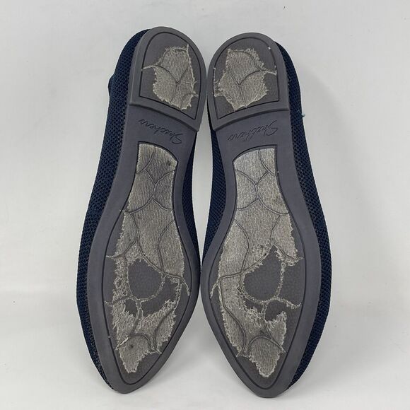 Skechers Cleo Stretch Fit Shoes Womens 8.5 Blue Vegan Ballet Flats Casual Comfy - Picture 13 of 15